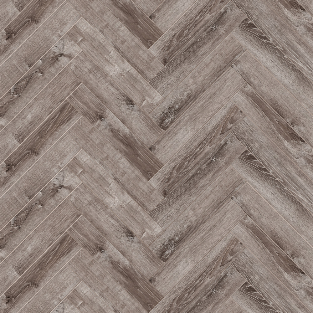 Кварцвиниловый SPC ламинат Cronafloor Herringbone Дуб Тулон H009 венгерская елка 640×128×4,5